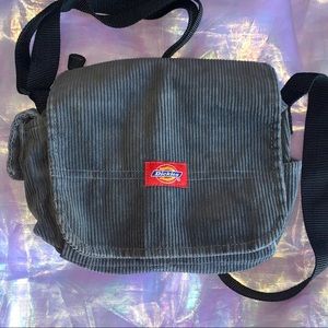 Dickies Grey Corduroy Shoulder Bag